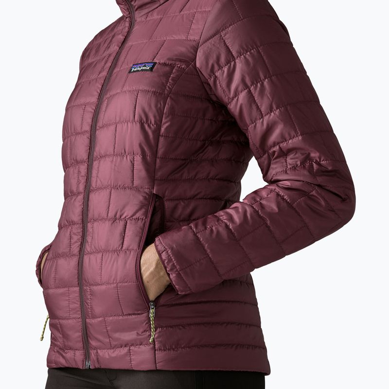 Moteriška šilta striukė Patagonia Nano Puff Hoody berry fig 5