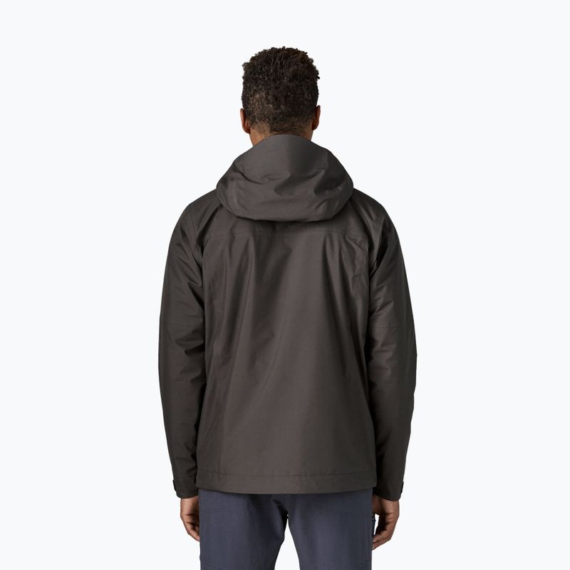 Vyriška lietaus striukė Patagonia Insulated Boulder Fork Rain black 2