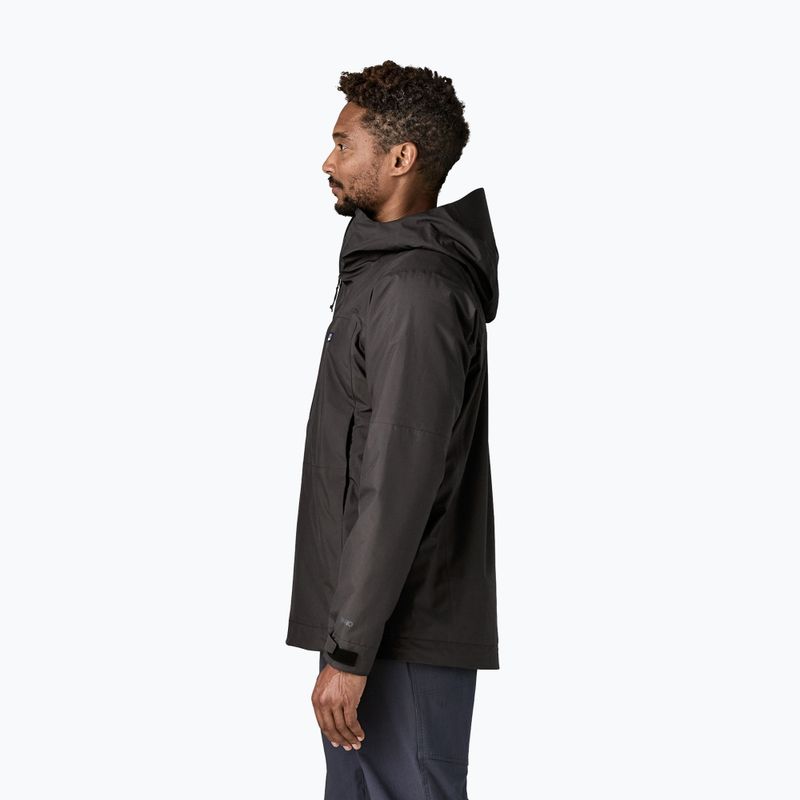 Vyriška lietaus striukė Patagonia Insulated Boulder Fork Rain black 3