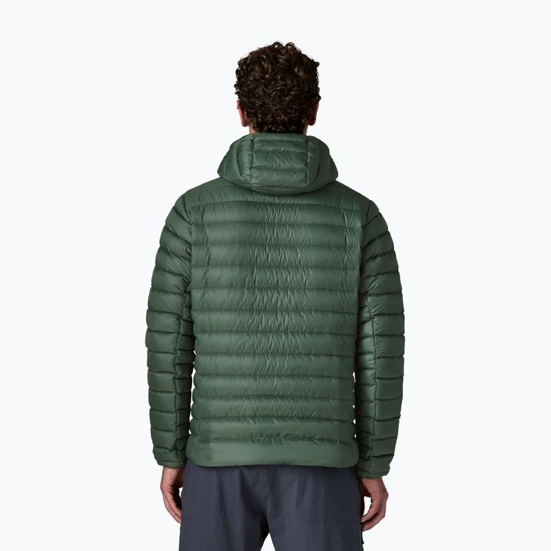 Vyriška pūsta striukė Patagonia Down Sweater Hoody treeline green 2