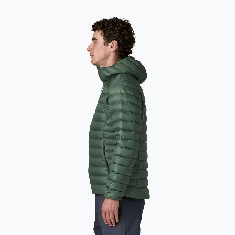 Vyriška pūsta striukė Patagonia Down Sweater Hoody treeline green 3