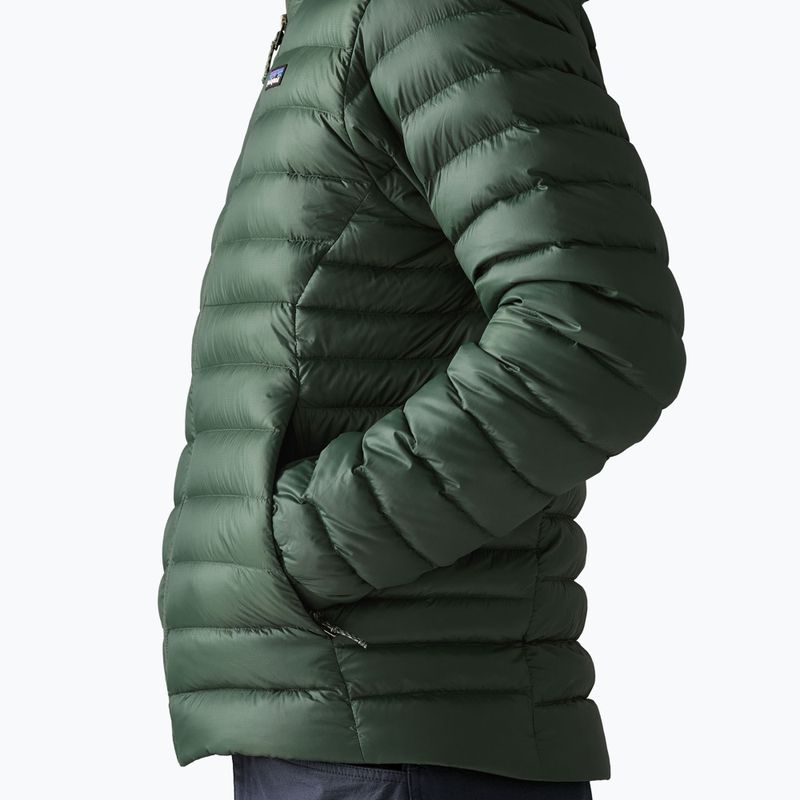 Vyriška pūsta striukė Patagonia Down Sweater Hoody treeline green 6