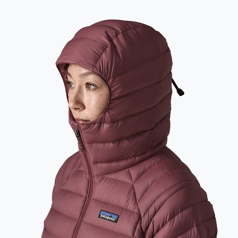 Moteriška pūsta striukė Patagonia Down Sweater Hoody dark ruby 5