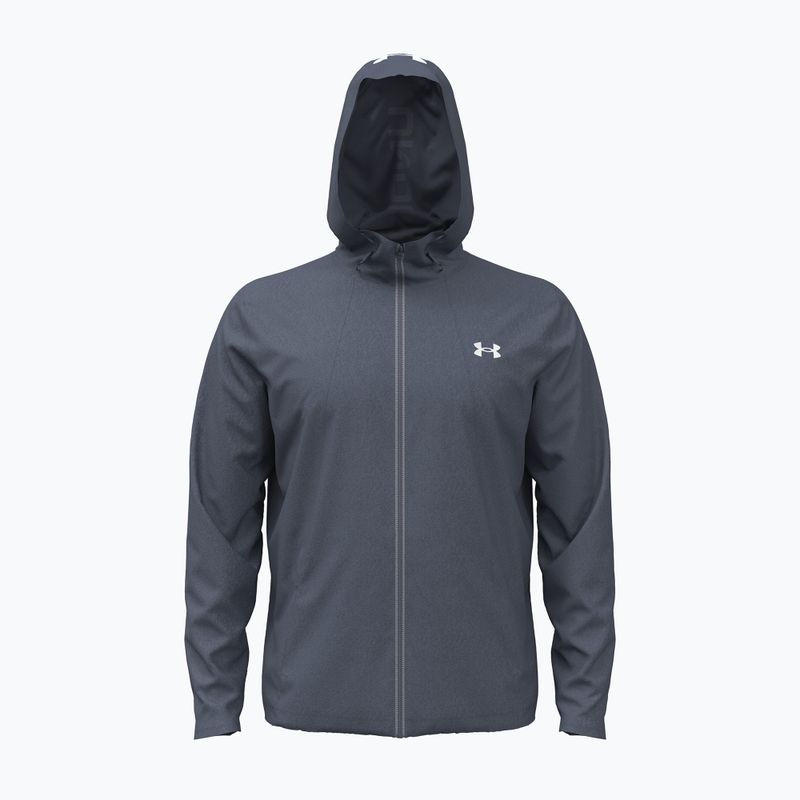 Vyriška treniruočių striukė Under Armour Tech Utility Woven Jacket downpour gray/white