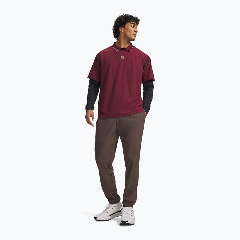 Vyriškos kelnės Under Armour Vibe Woven Jogger peppercorn/highland buff 2