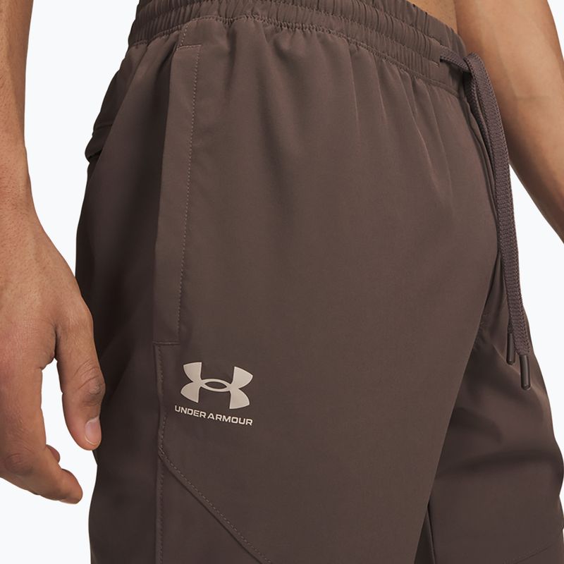 Vyriškos kelnės Under Armour Vibe Woven Jogger peppercorn/highland buff 4