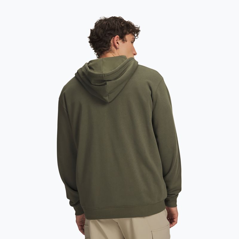 Vyriškas džemperis Under Armour Rival Fleece Full Zip marine od green/white 2