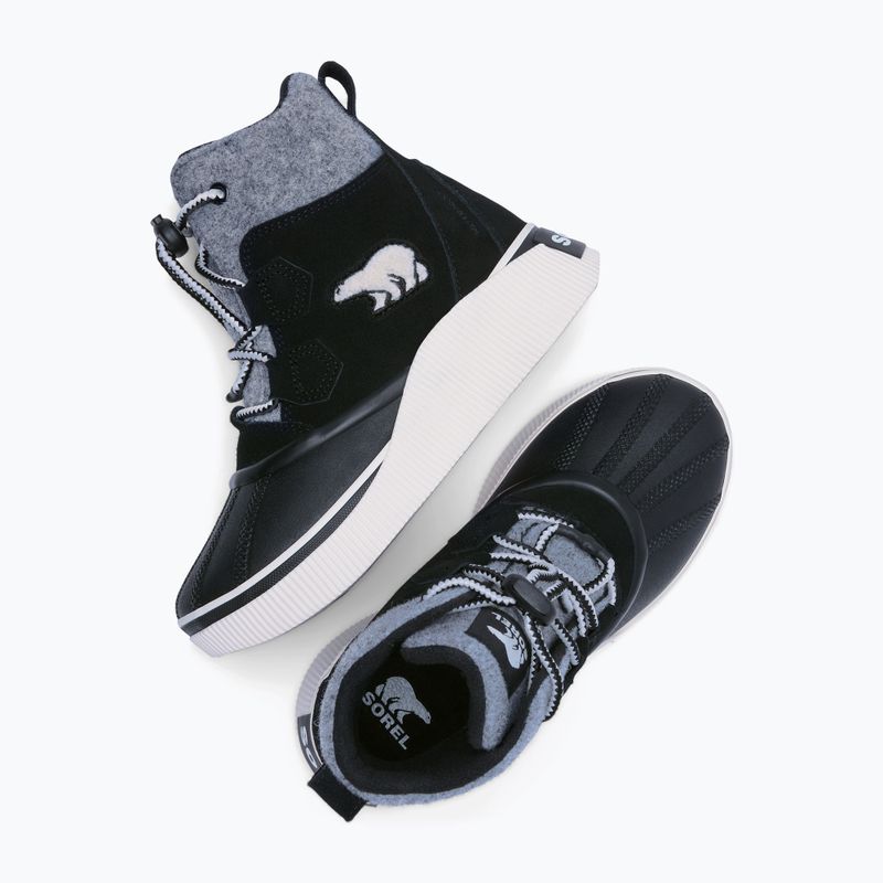 Vaikiški sniego batai Sorel Out N About IV Chillz Waterproof black/chalk 7