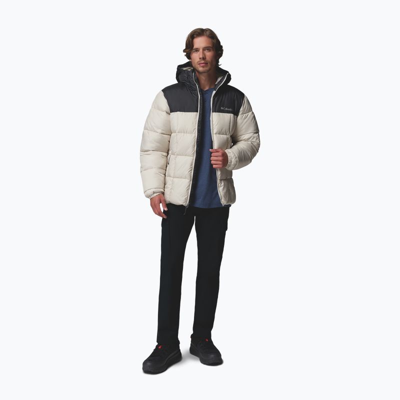 Vyriška pašiltinta striukė Columbia Puffect IV Hooded dark stone/shark 2