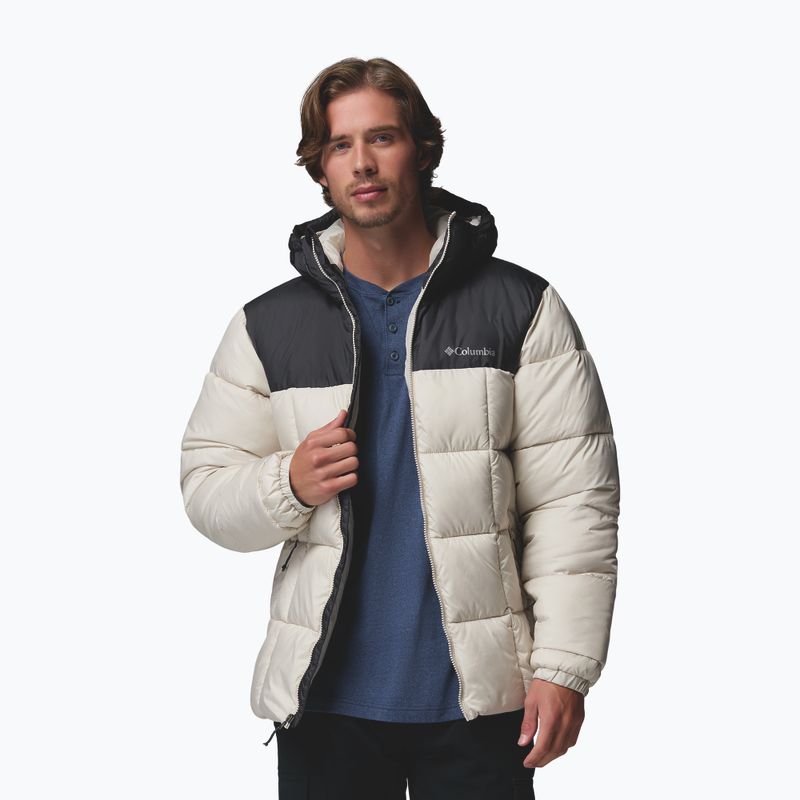 Vyriška pašiltinta striukė Columbia Puffect IV Hooded dark stone/shark 5