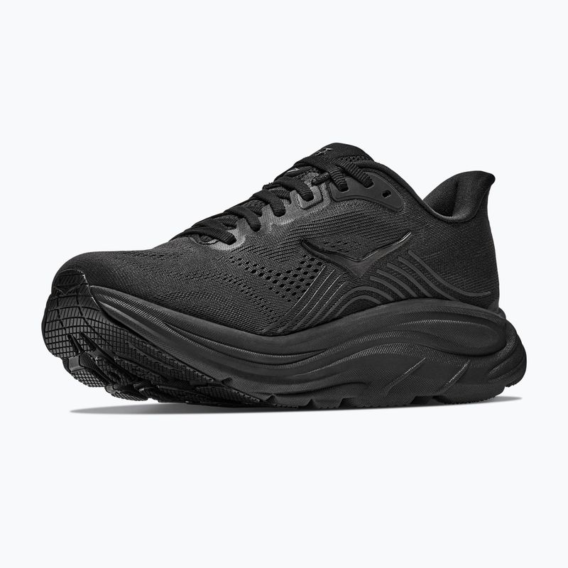 Moteriškas bėgimo džemperis HOKA Clifton 11 Wide black/black 4