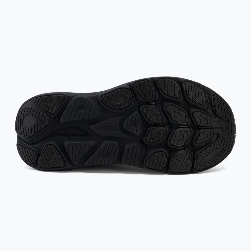 Moteriškas bėgimo džemperis HOKA Clifton 11 Wide black/black 4