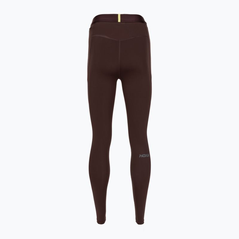 Moteriškos bėgimo tamprės HOKA Novafly Run Tight 25" deep mauve 2
