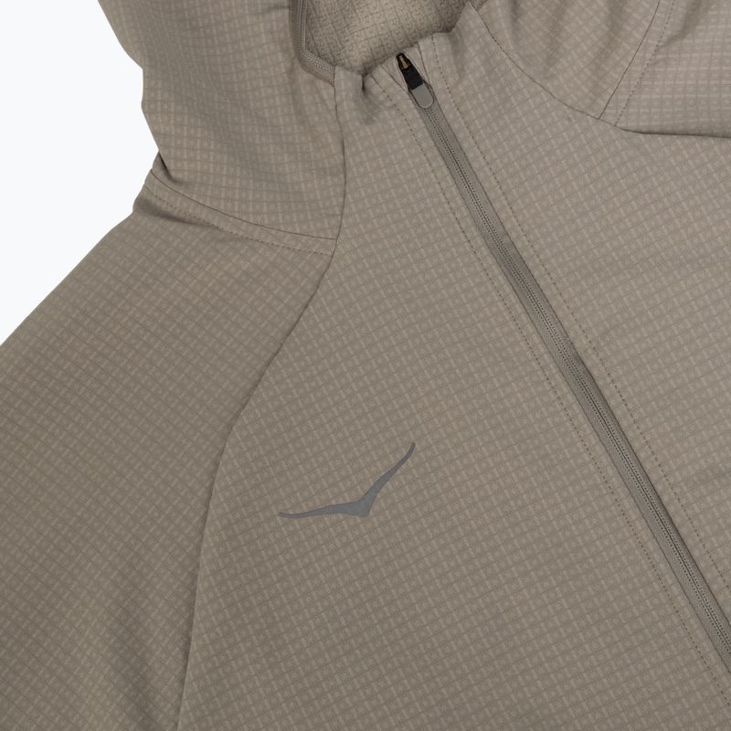 Vyriška bėgimo striukė HOKA Sky Glow Half Zip pebble grey 3