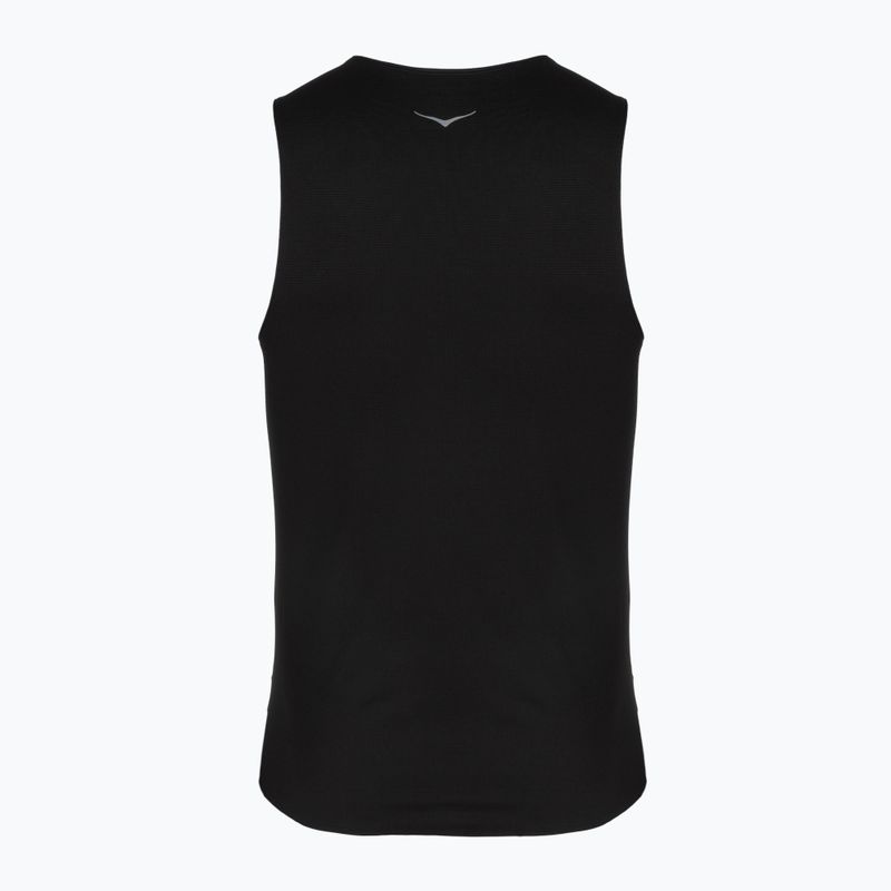 Vyriški bėgimo marškinėliai HOKA EveryRun Tank black 2
