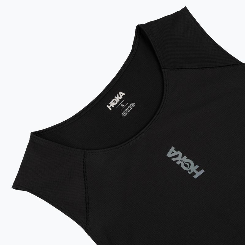 Vyriški bėgimo marškinėliai HOKA EveryRun Tank black 3