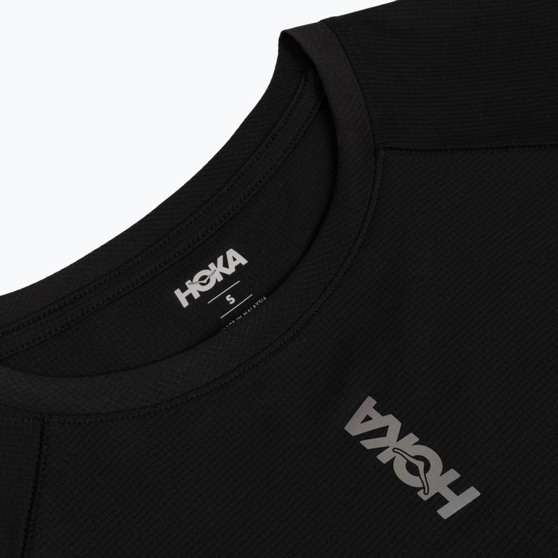 Vyriški bėgimo marškinėliai HOKA EveryRun Short Sleeve black 3