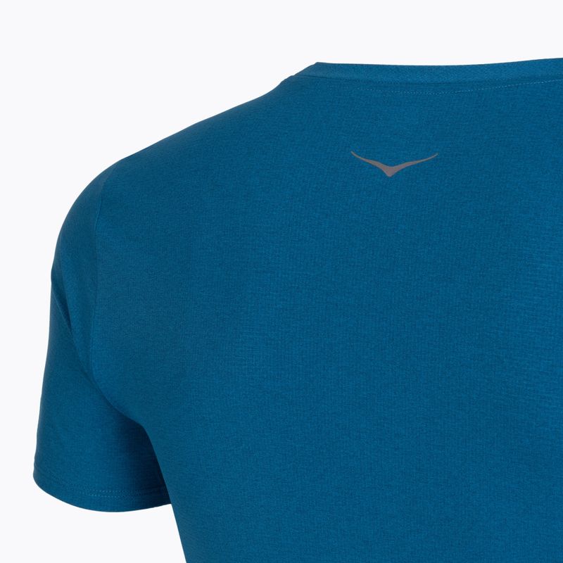 Vyriški bėgimo marškinėliai HOKA EveryRun Short Sleeve night glow blue 4