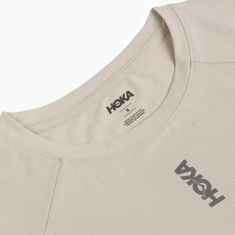 Vyriški bėgimo marškinėliai HOKA EveryRun Short Sleeve river rock grey 3
