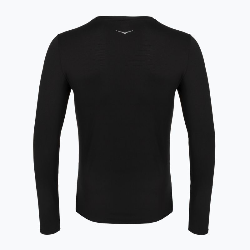 Vyriški bėgimo marškinėliai su ilgomis rankovėmis  HOKA EveryRun Long Sleeve black 2