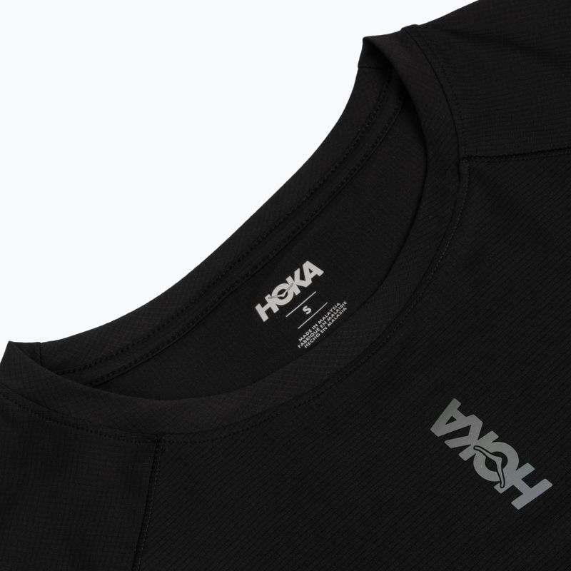Vyriški bėgimo marškinėliai su ilgomis rankovėmis  HOKA EveryRun Long Sleeve black 3