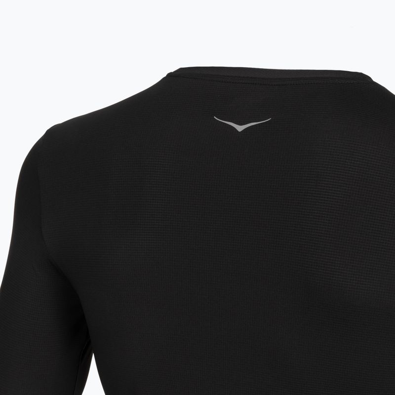 Vyriški bėgimo marškinėliai su ilgomis rankovėmis  HOKA EveryRun Long Sleeve black 4