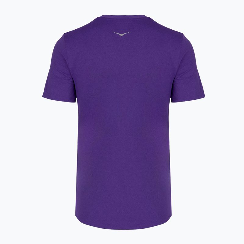 Moteriški bėgimo marškinėliai HOKA EveryRun Short Sleeve cosmic purple 2