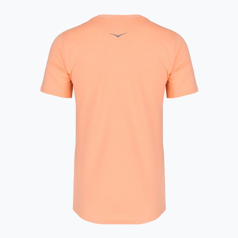 Moteriški bėgimo marškinėliai HOKA EveryRun Short Sleeve sunstone 2
