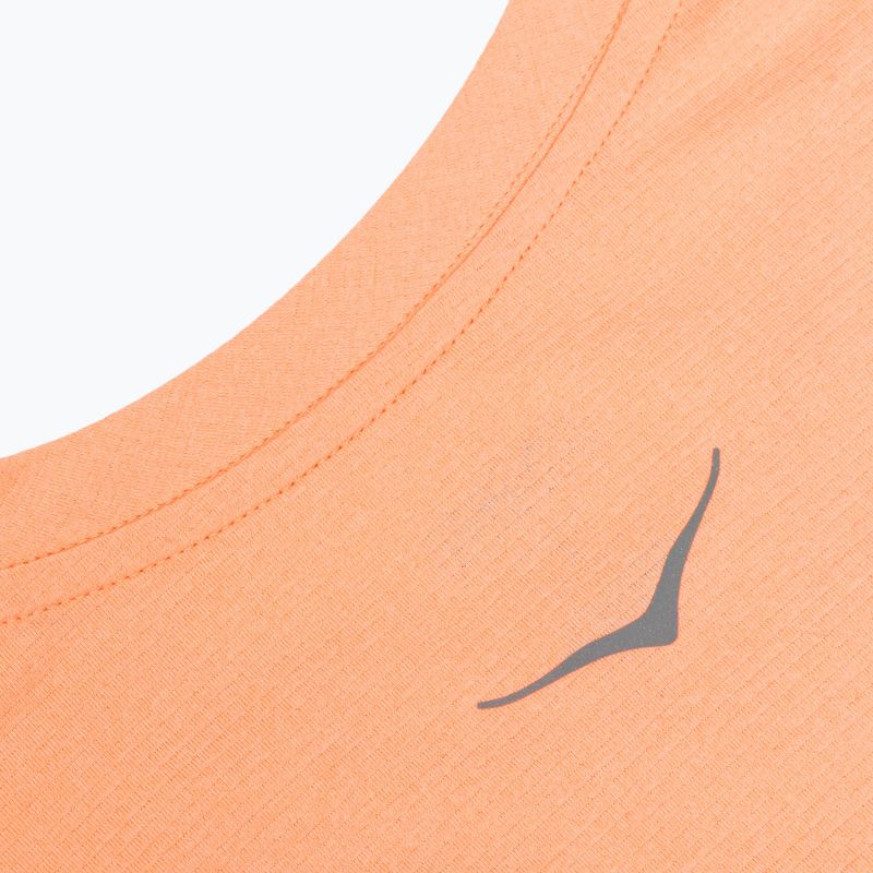Moteriški bėgimo marškinėliai HOKA EveryRun Short Sleeve sunstone 4