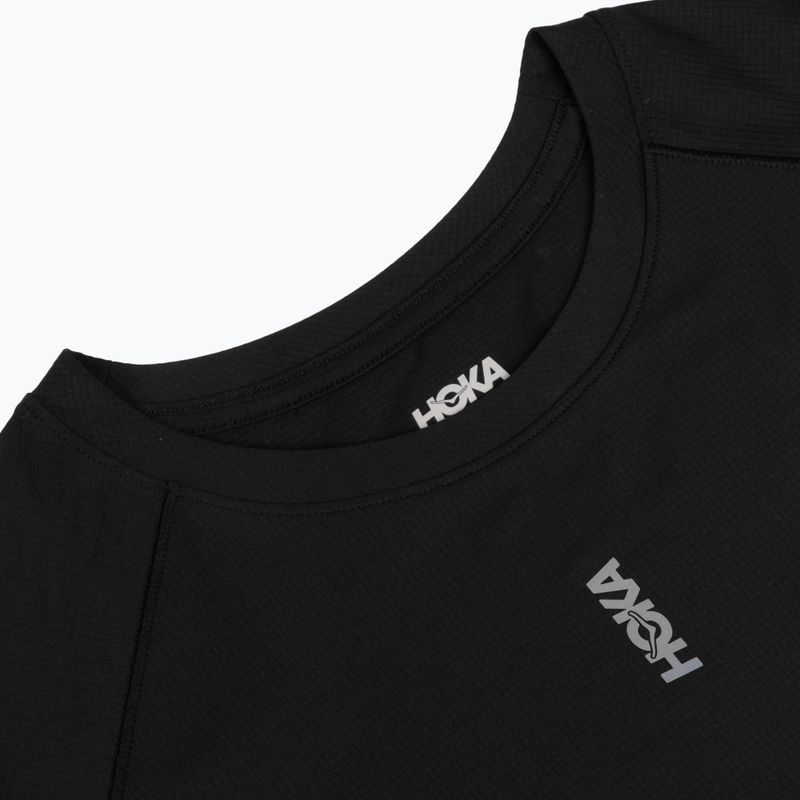 Moteriški bėgimo marškinėliai su ilgomis rankovėmis  HOKA EveryRun Long Sleeve black 3