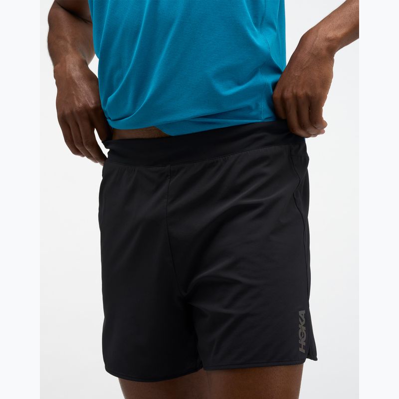 Vyriški bėgimo šortai HOKA Glide Short 5" Brief black 6
