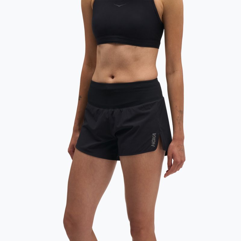 Moteriški bėgimo šortai HOKA Glide Short 3.5" Brief black