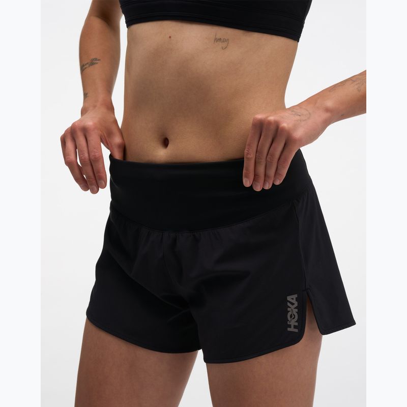 Moteriški bėgimo šortai HOKA Glide Short 3.5" Brief black 4