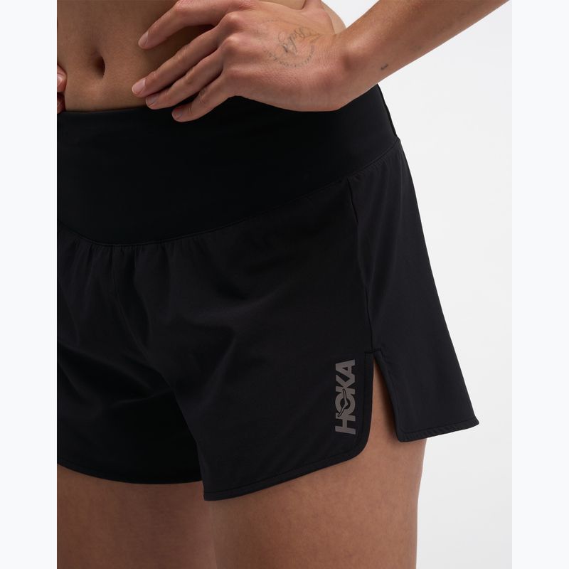 Moteriški bėgimo šortai HOKA Glide Short 3.5" Brief black 5