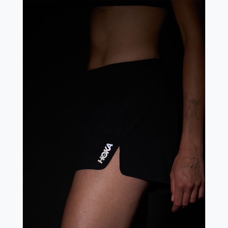 Moteriški bėgimo šortai HOKA Glide Short 3.5" Brief black 7