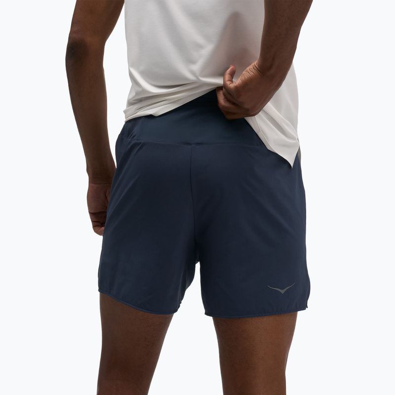 Vyriški bėgimo šortai HOKA Glide Short 5" Brief varsity navy 3