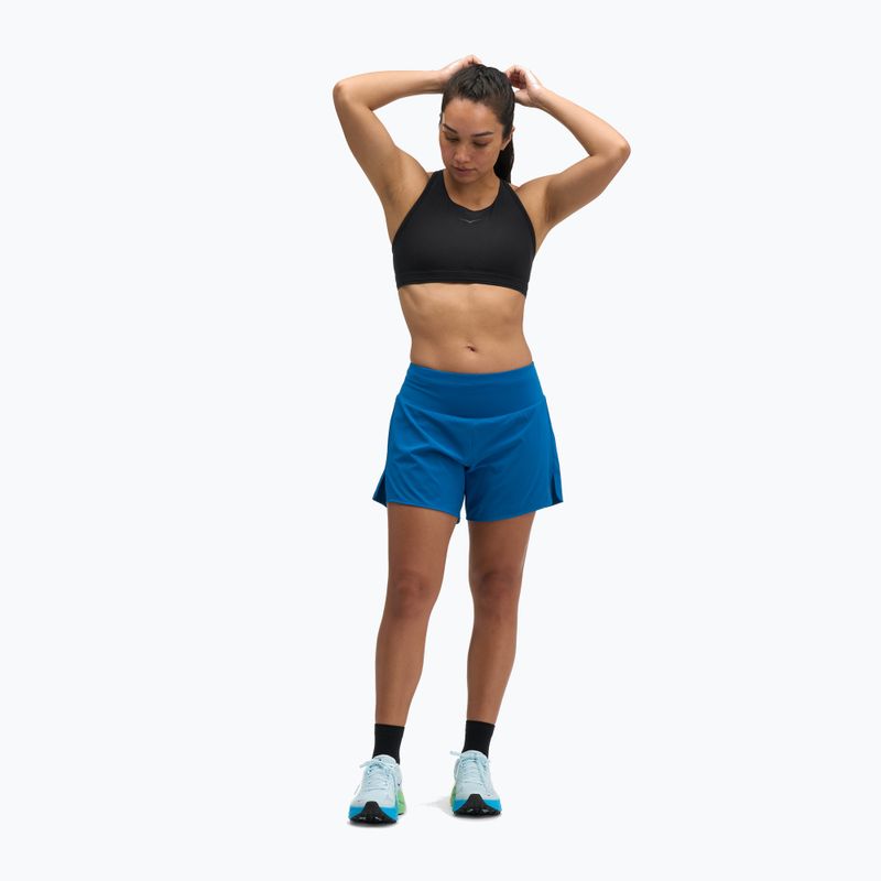 Moteriški bėgimo šortai HOKA Glide Short 5" 2in1 night glow blue 2