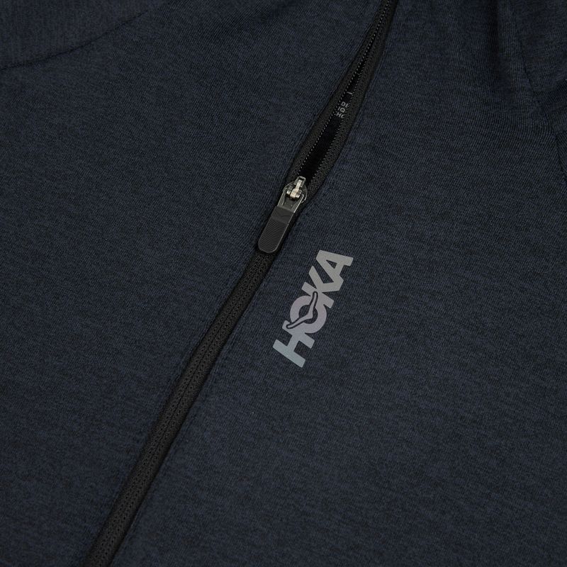 Moteriškas bėgimo džemperis HOKA Skyform Half Zip black heather 3
