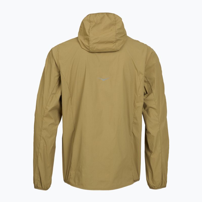 Vyriška bėgimo striukė HOKA Skyflow Wind Jacket caraway seed 2