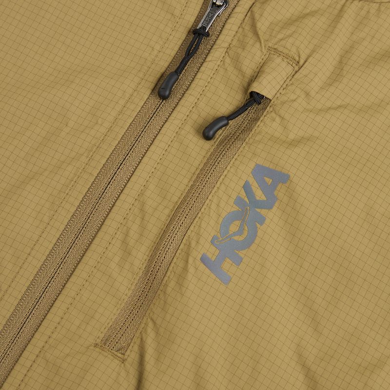 Vyriška bėgimo striukė HOKA Skyflow Wind Jacket caraway seed 3