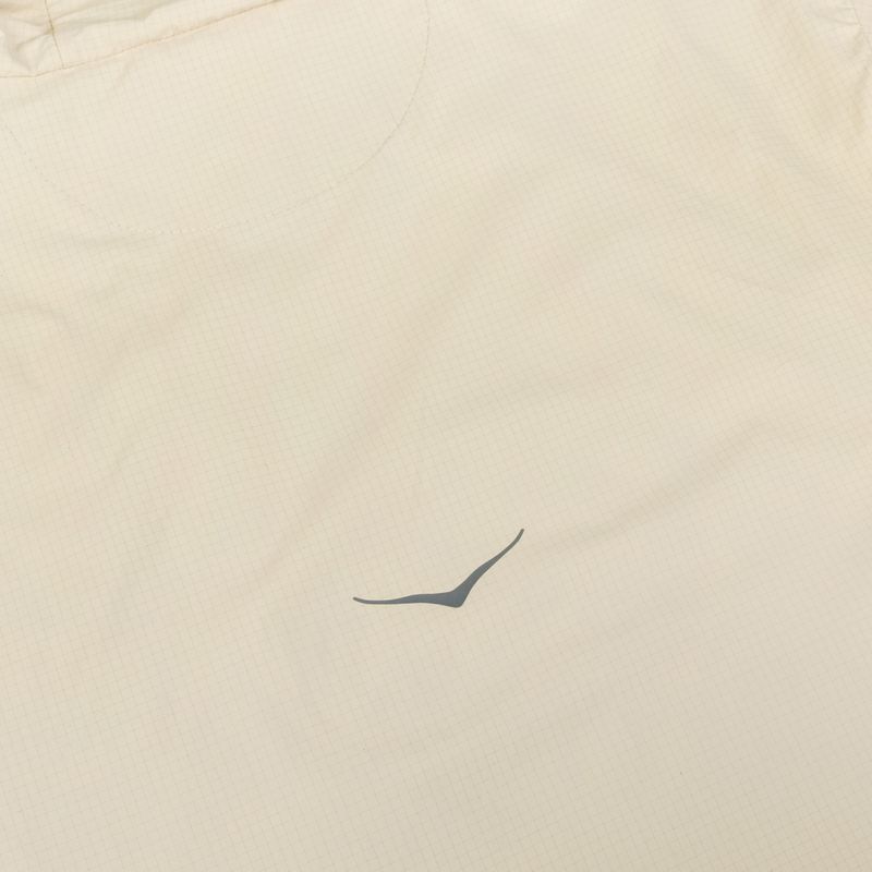 Moteriška bėgimo striukė HOKA Skyflow Wind Jacket oat milk 4