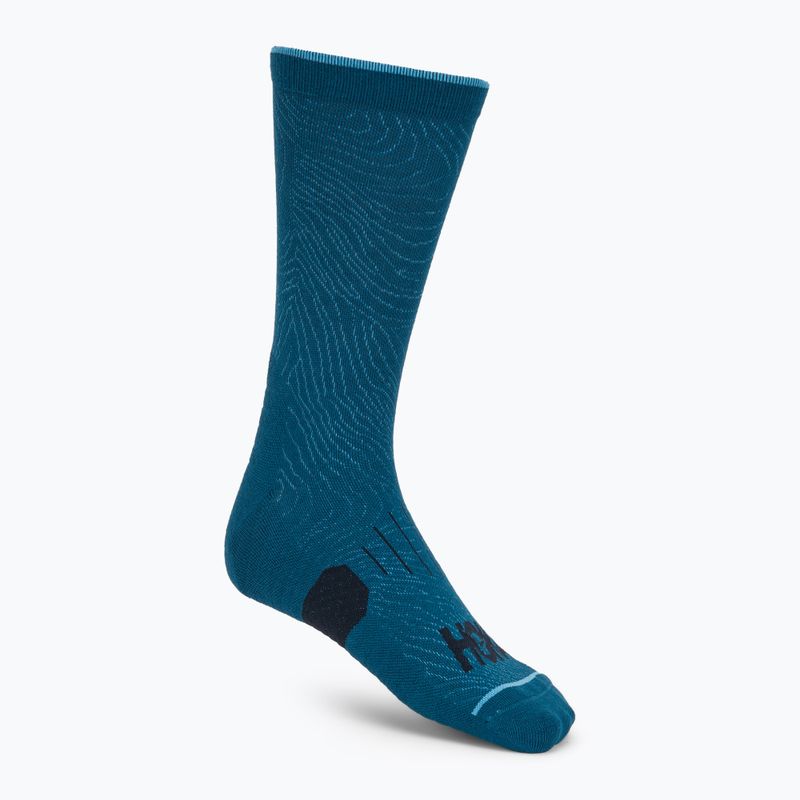 Kojinės Hoka Crew Run Sock 3-pack hazy blue/soft cobalt/night glow blue 3