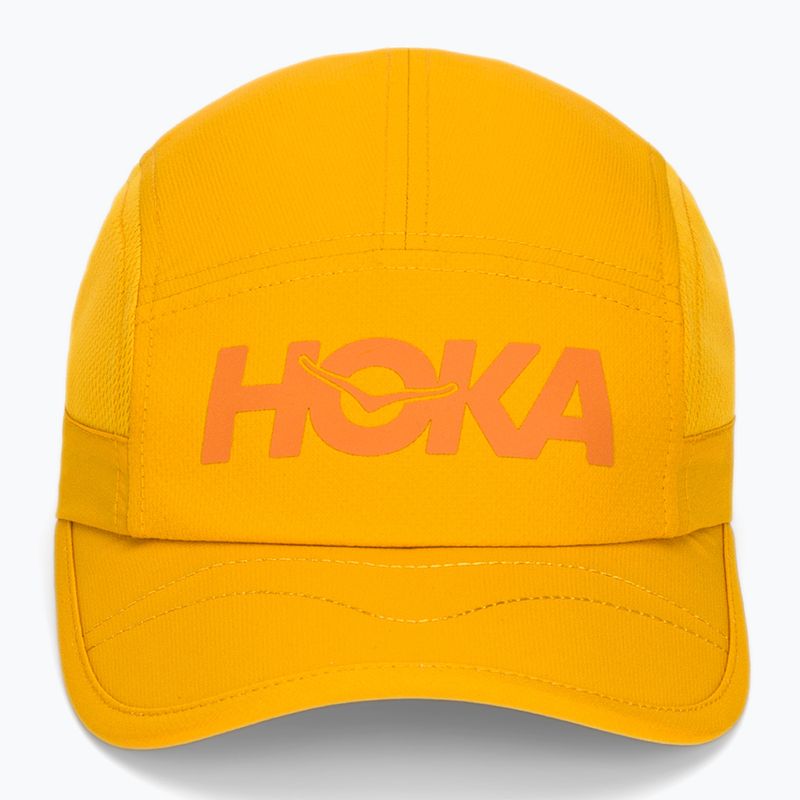 Kepurė su snapeliu HOKA Run Hat egg yolk 2