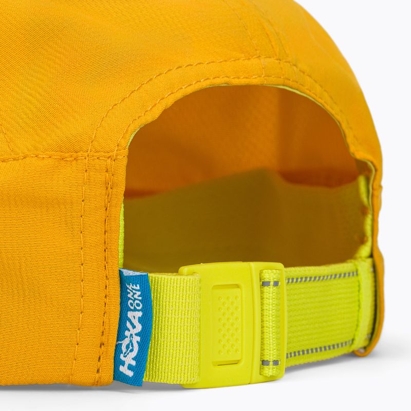 Kepurė su snapeliu HOKA Run Hat egg yolk 4