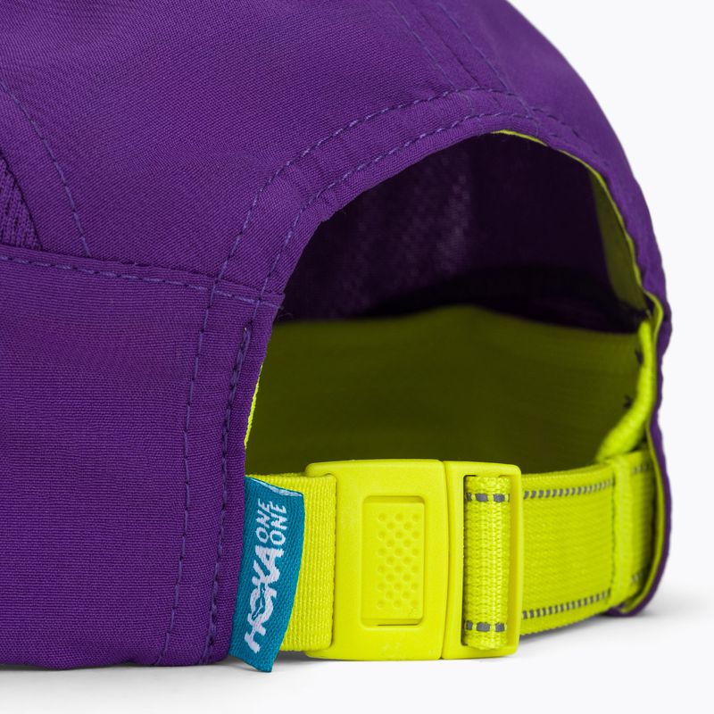 Kepurė su snapeliu HOKA Run Hat virtual violet 4