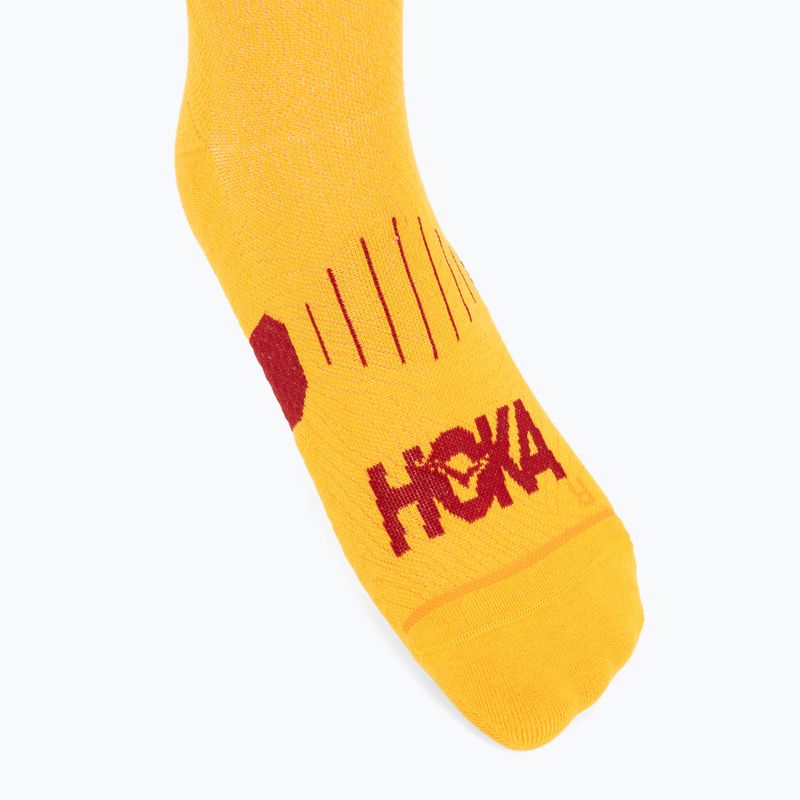 Kojinės HOKA Quarter Run Sock 3-Pack egg yolk/cerise/virtual violet 6