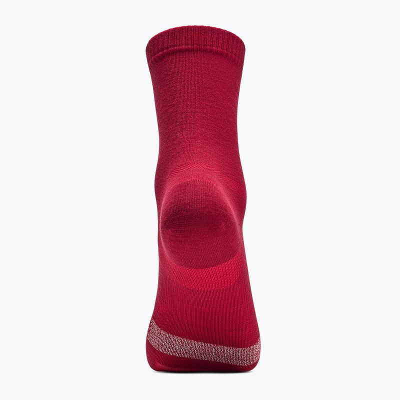 Kojinės HOKA Merino Crew Sock red agate 4