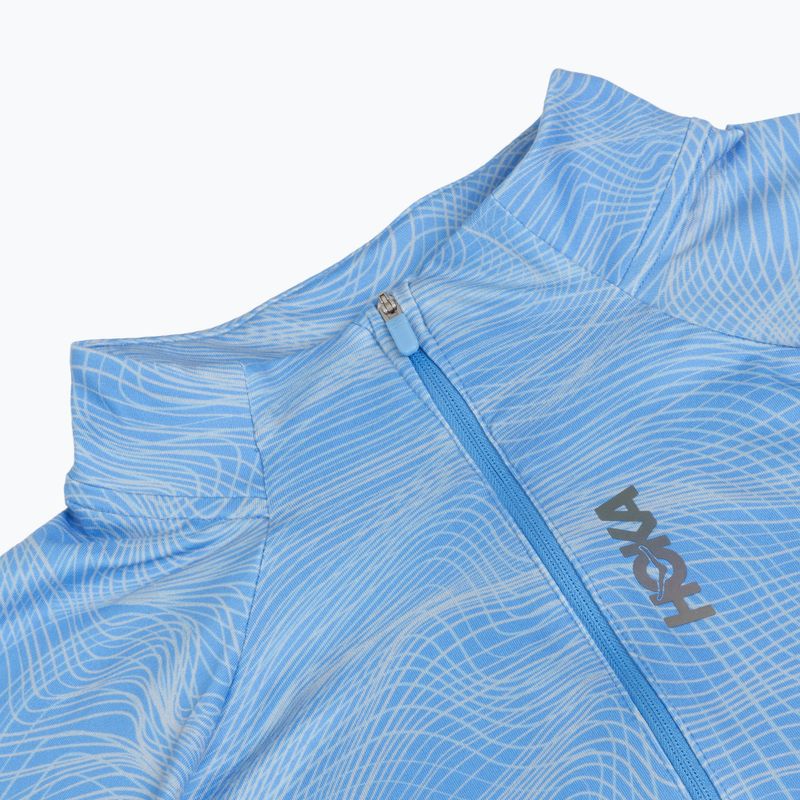 Vyriškas bėgimo džemperis HOKA Skyform Half Zip CLF PRT mineral blue 3