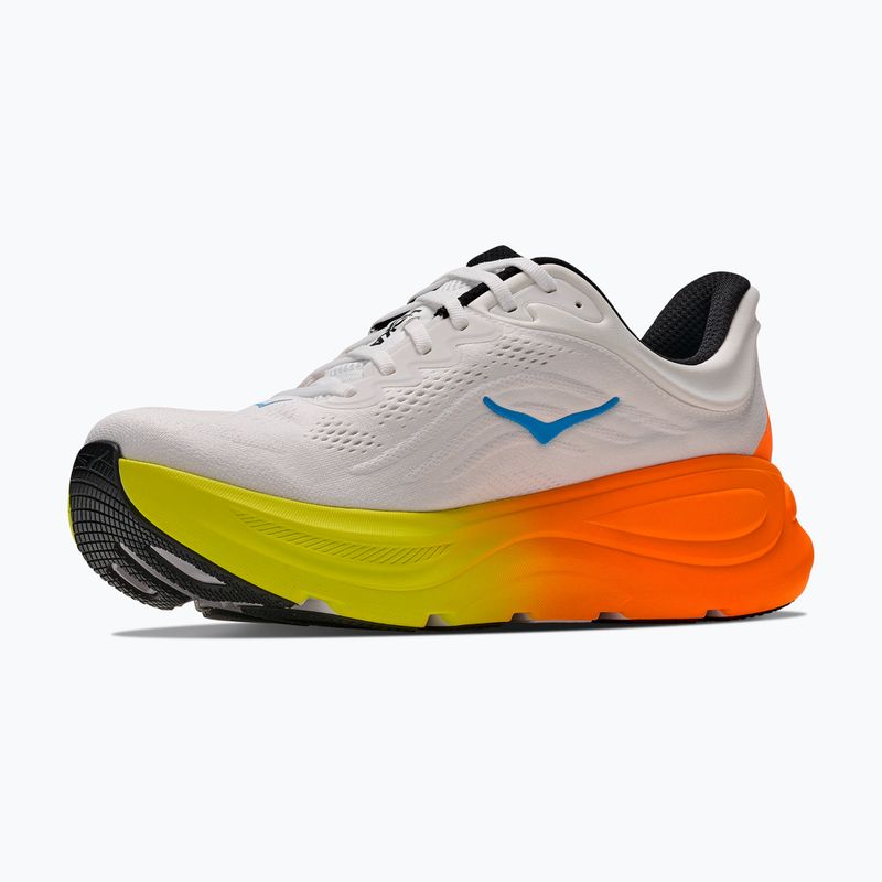 Vyriški bėgimo batai HOKA Bondi 9 white/neon tangerine 2