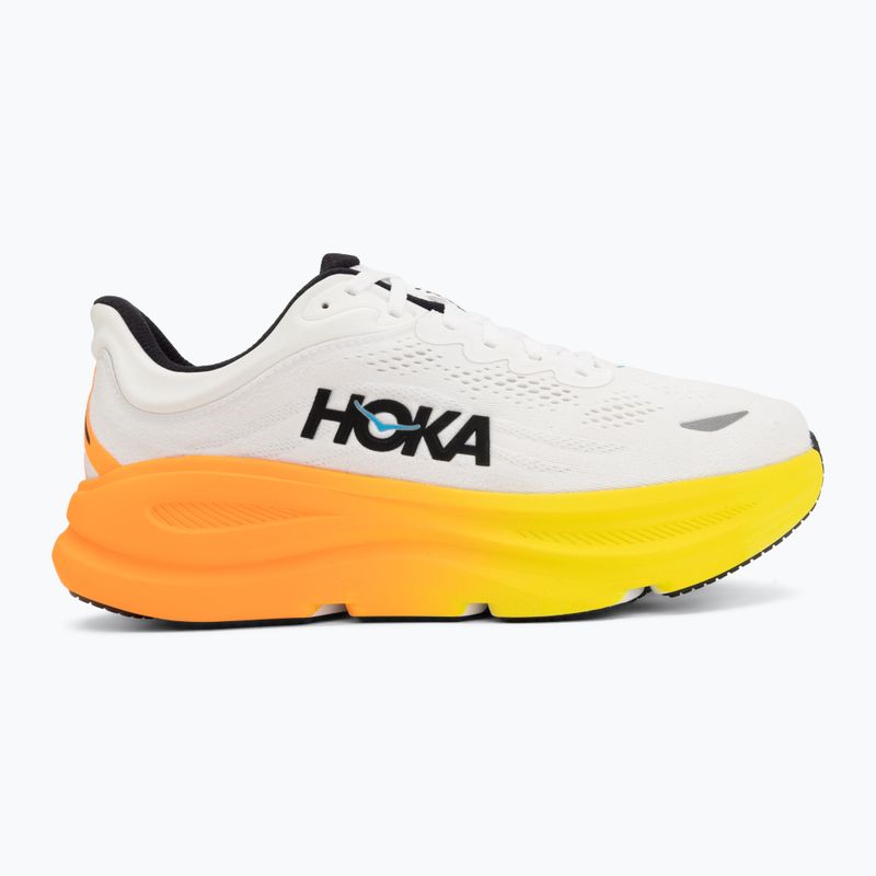 Vyriški bėgimo batai HOKA Bondi 9 Wide white/neon tangerine 2
